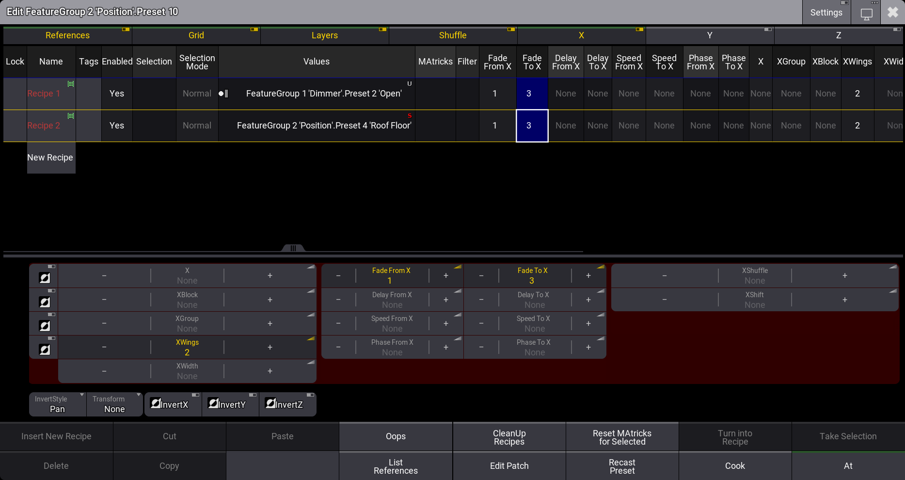 Image of the example editor.