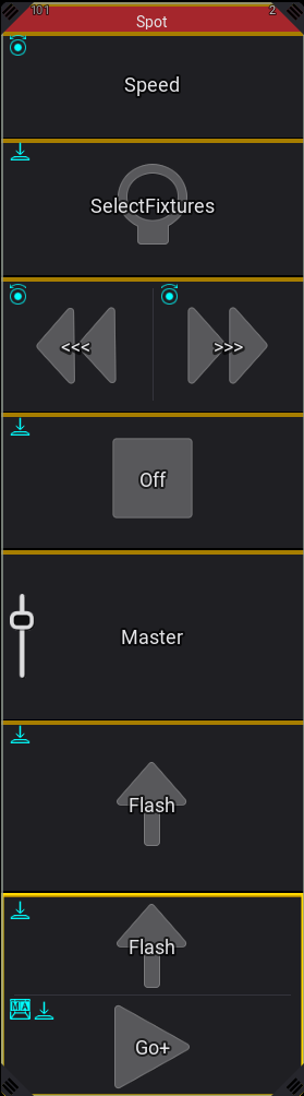 Key and Fader configurations